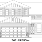 The Arendal home elevation